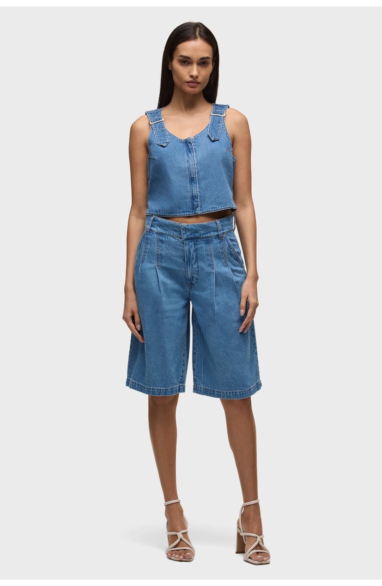 Hudson Jeans buckle vest, Alternate, color, Elm