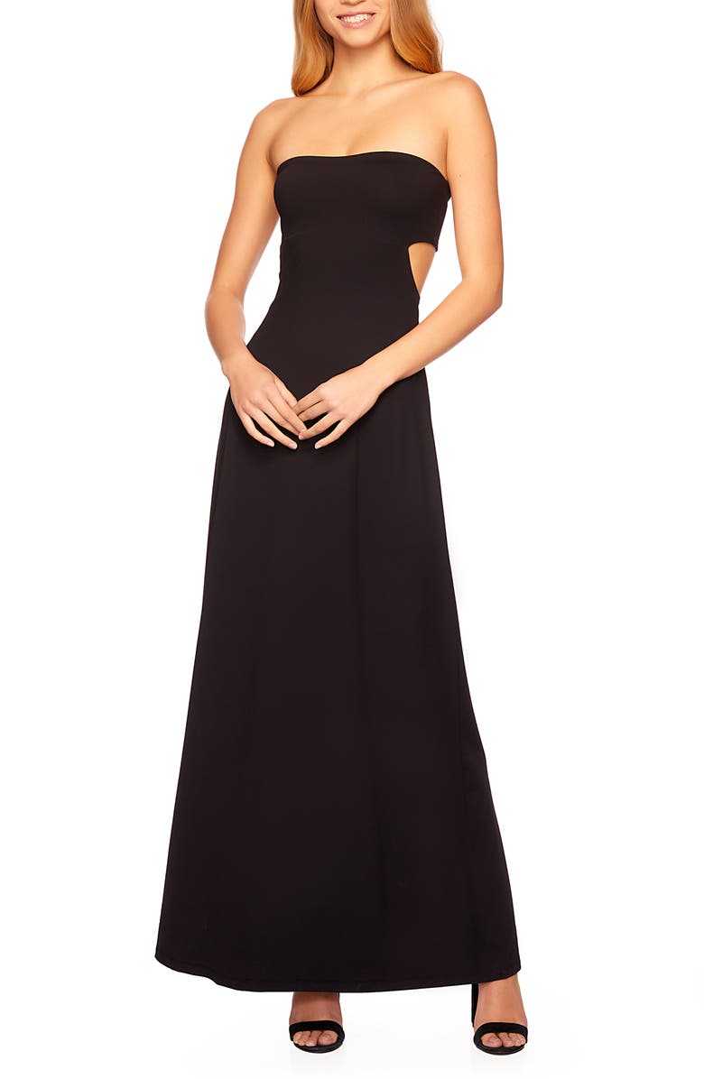 Susana Monaco Open Back Tube Maxi Dress, Main, color, 