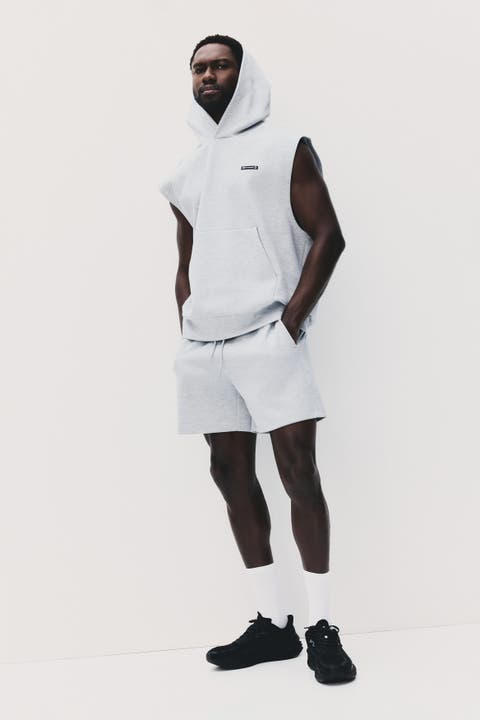 Sleeveless sports hoodie with drymove