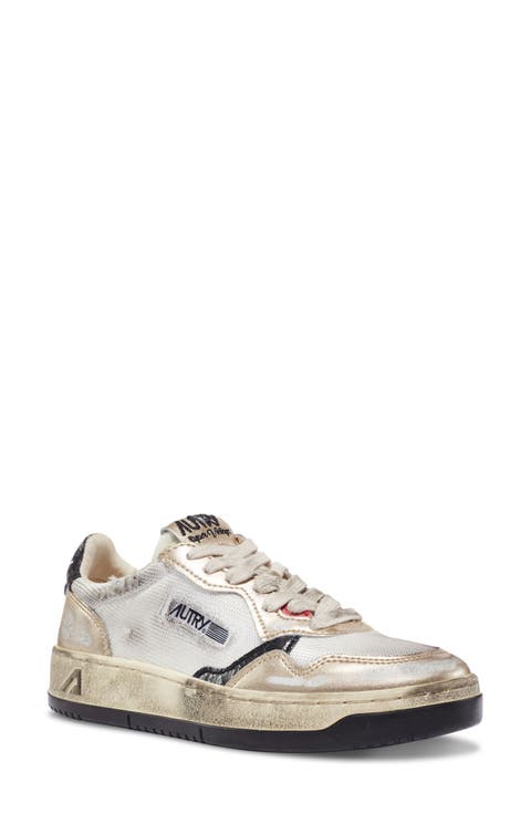 スニーカー AUTRY Woman Sneakers White 2 AULW NE10 Autry Medalist Low Sneakers In White Leather