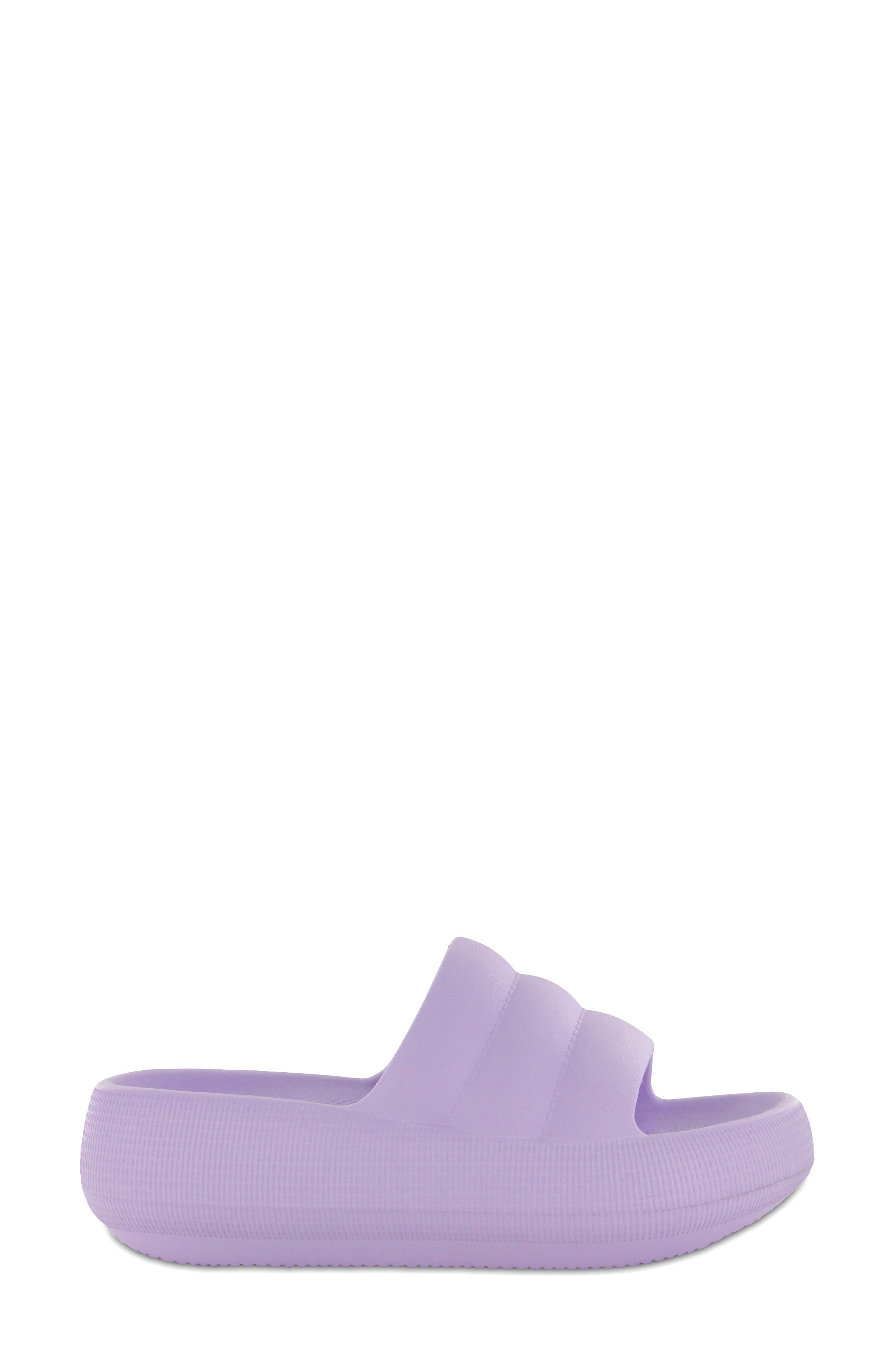 Kandy Waterproof Slide Sandal, Alternate, color, LAVENDER