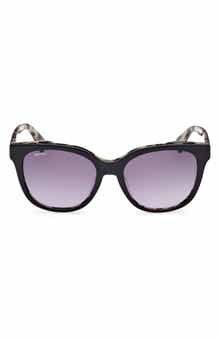 Max Mara 54mm Gradient Geometric Sunglasses