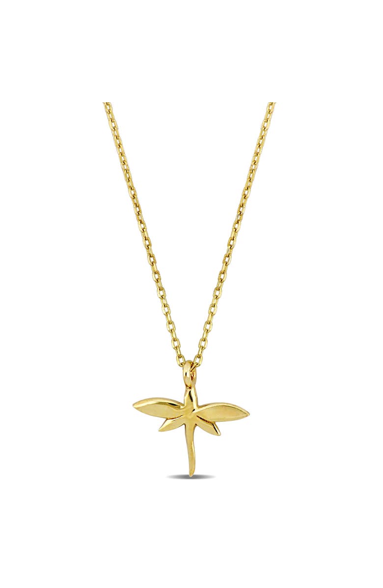 Julianna B. 14k Yellow Gold Pendant Necklace, Main, color, Dragonfly