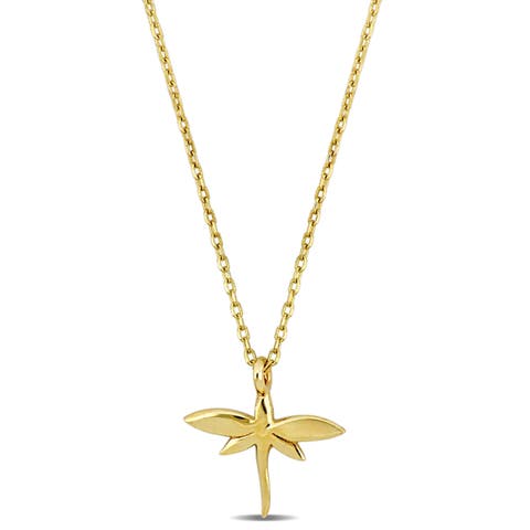 14k Yellow Gold Pendant Necklace