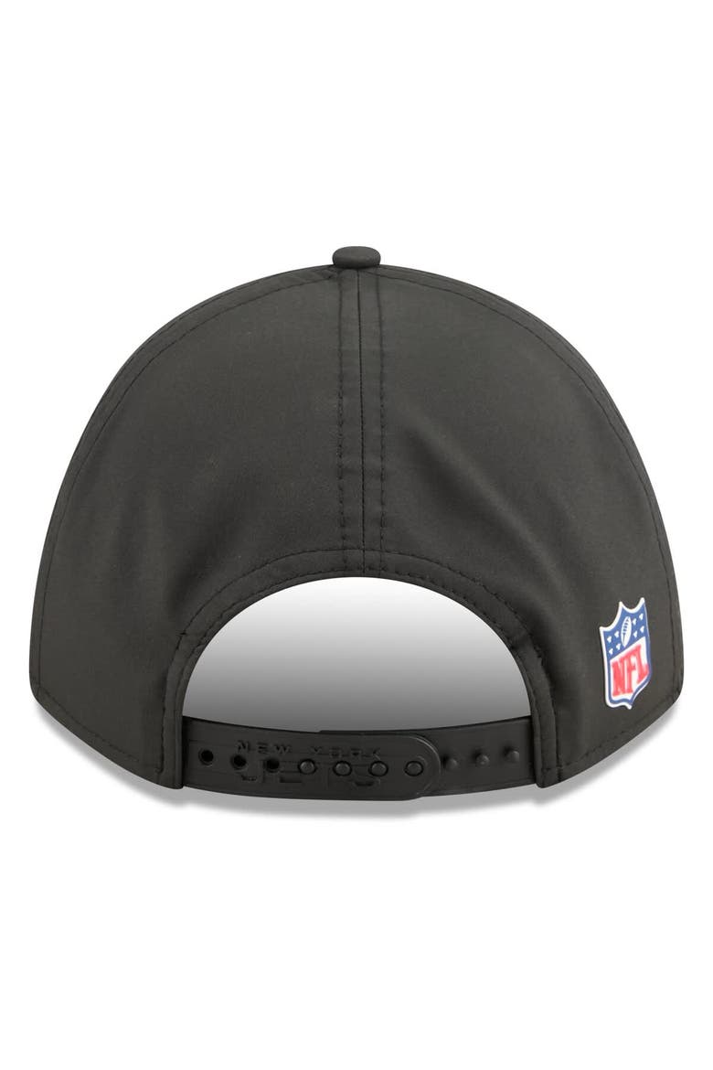 Men's New Era Charcoal New York Jets 2025 Sideline Cold Weather 9FORTY M-Crown Adjustable Hat, Alternate, color, Charcoal