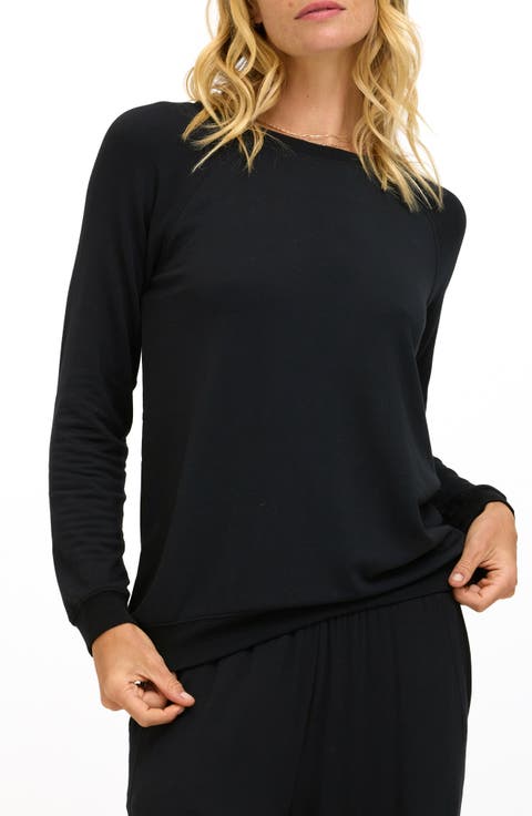 Priscilla Feather Fleece Sweatshirt