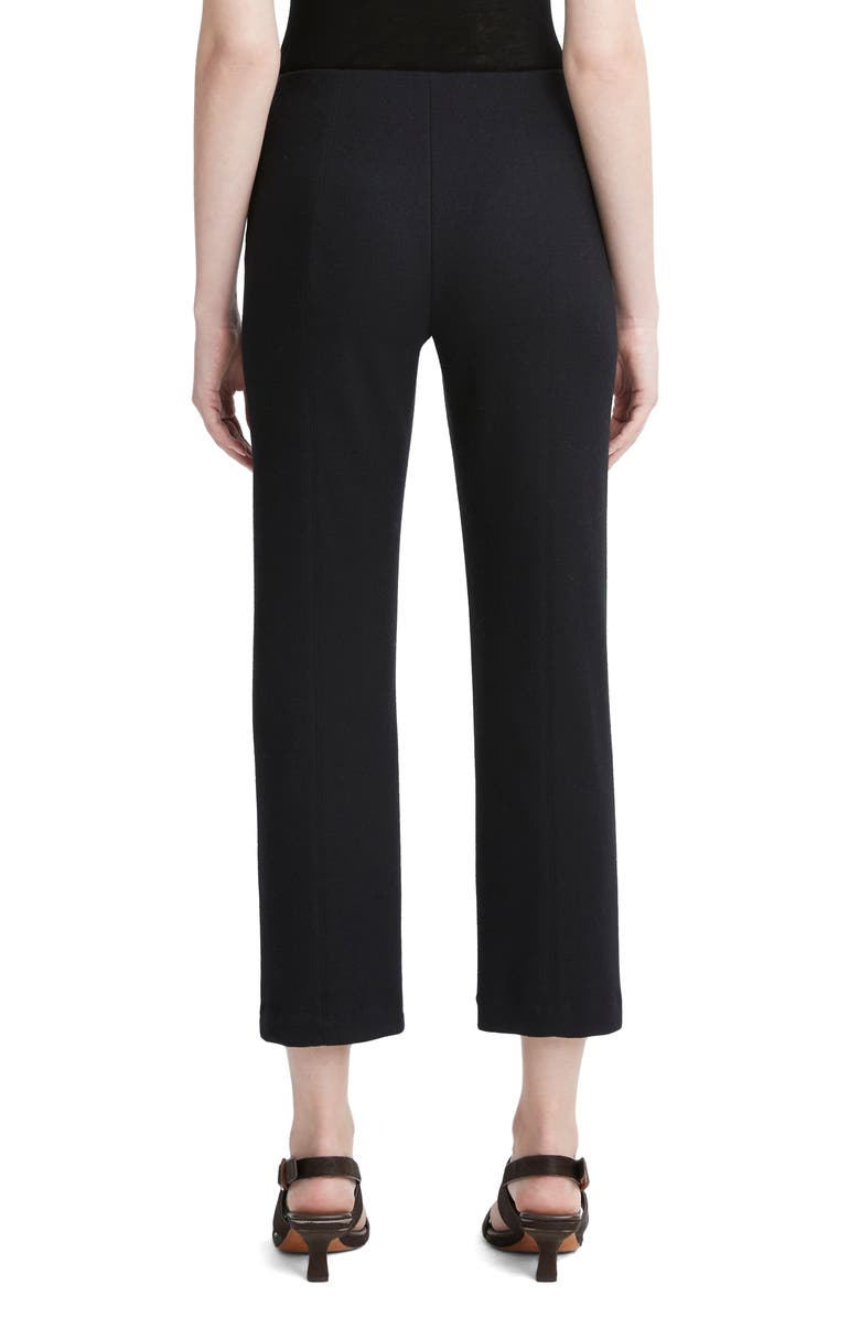 Vince Cozy Stitch Pintuck Wool Blend Crop Pants, Alternate, color, 