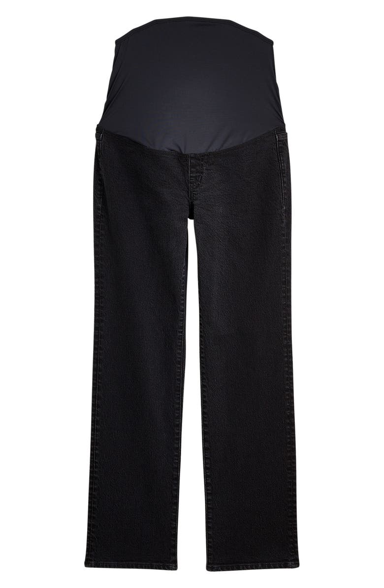 Madewell The Maternity Over the Belly '90s Straight Leg Jeans, Alternate, color, 