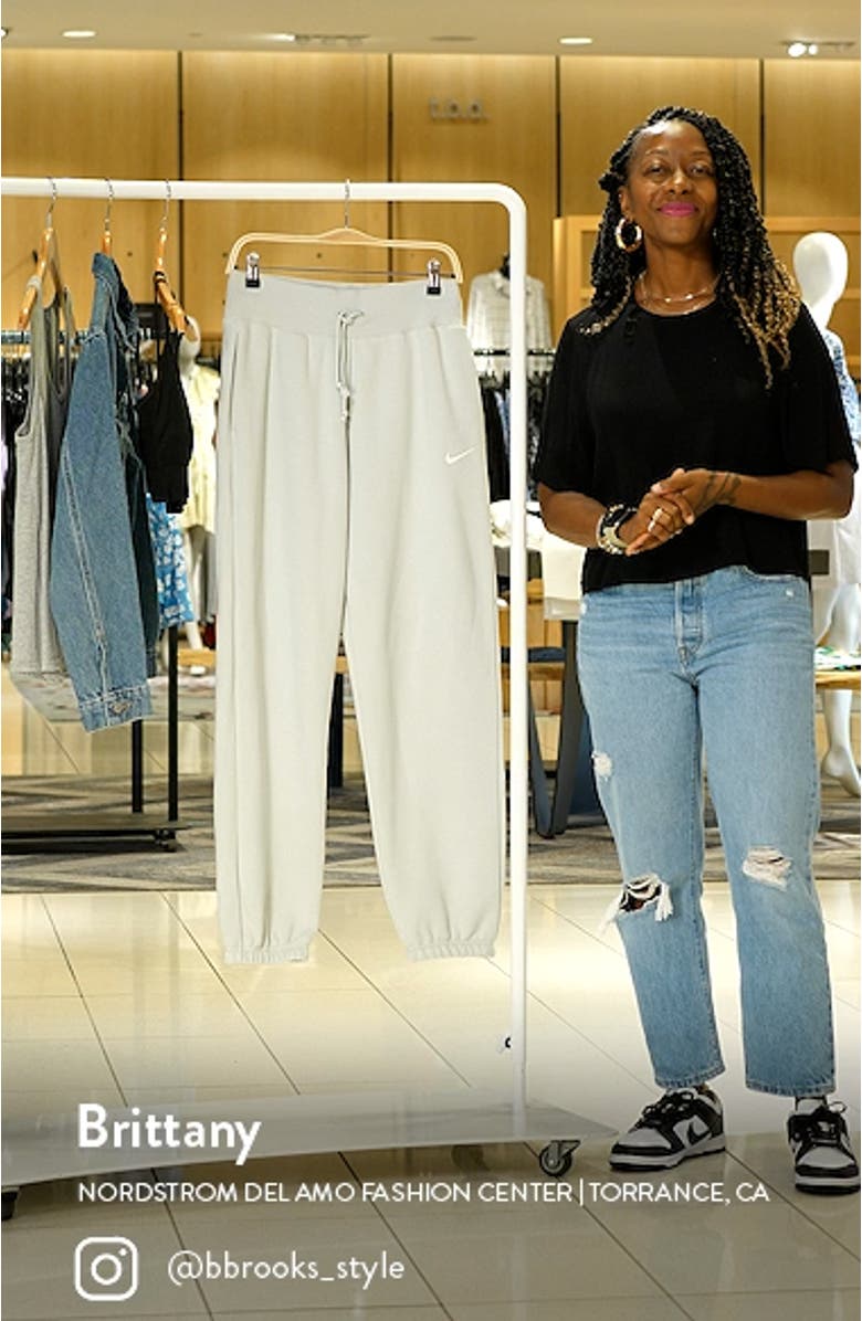 Sportswear Phoenix High Waist Fleece Sweatpants, sales video thumbnail