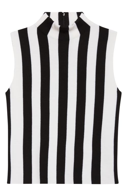 Akris Punto Stripe Virgin Wool Knit Tank In Multi