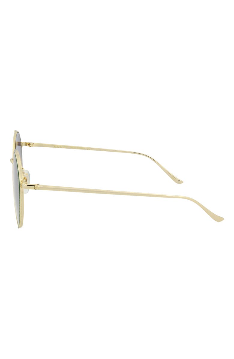Gucci 56mm Round Sunglasses, Alternate, color,