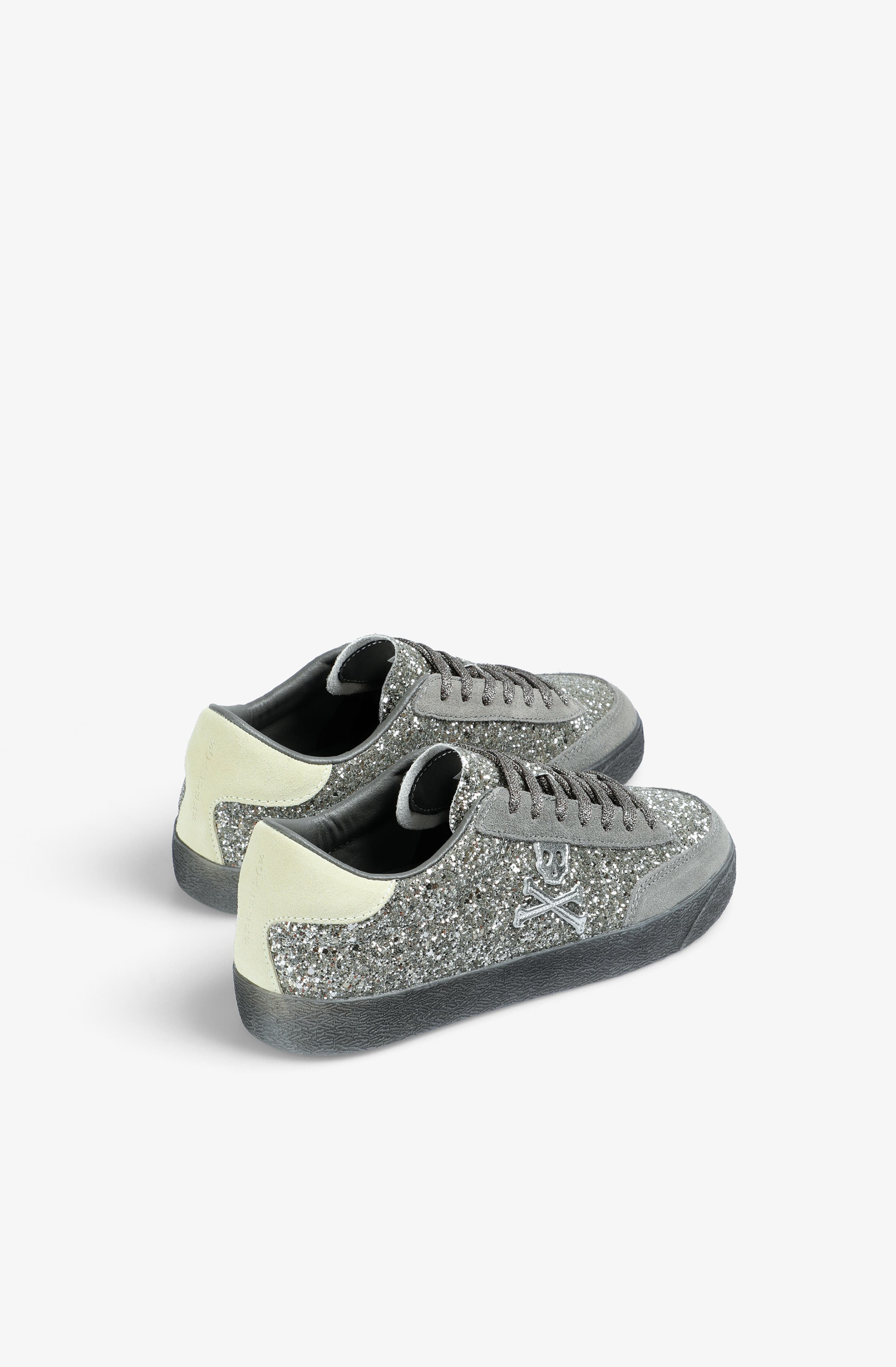 Scalpers Newgalaglitter Sneakers, Alternate, color, Grey