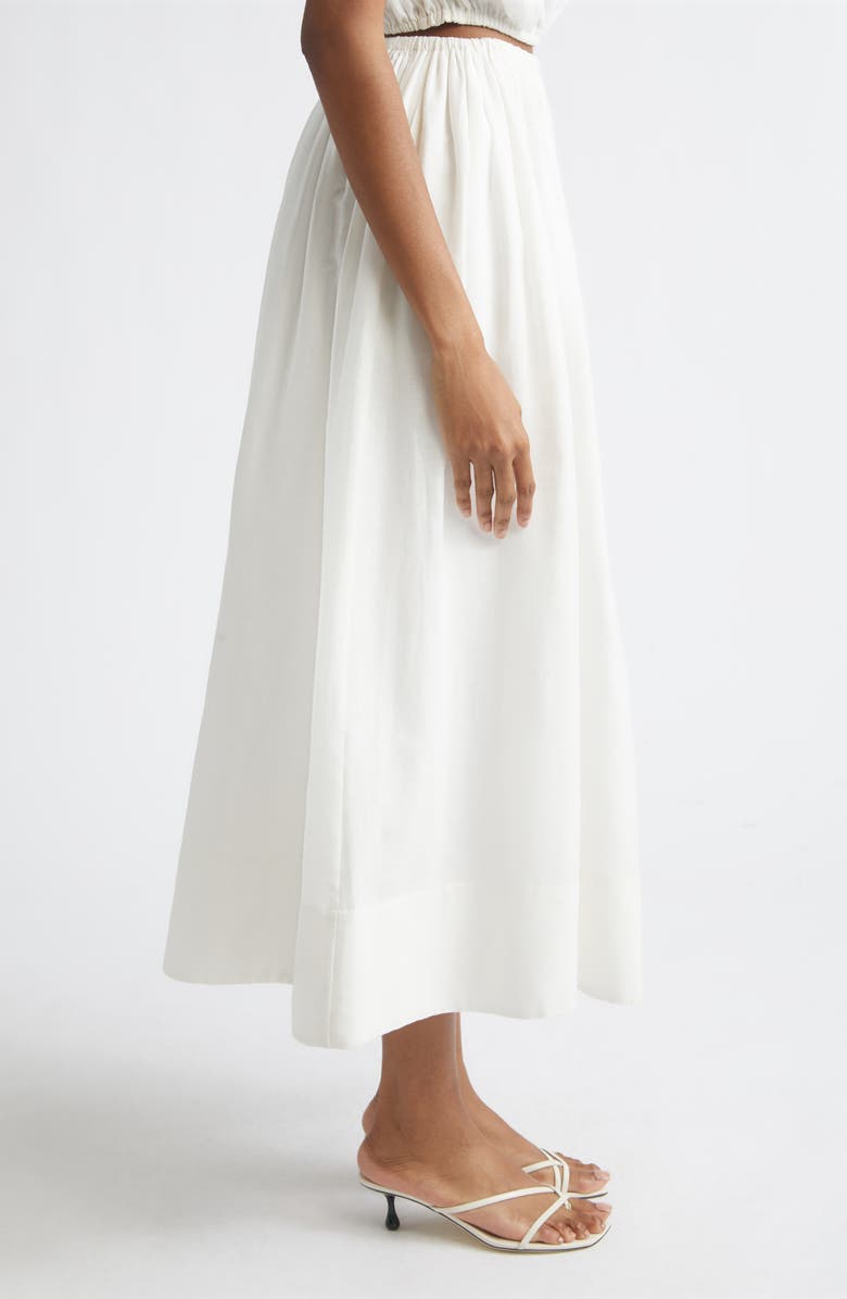 Toccin Imogen Linen & Cotton Skirt, Alternate, color, 