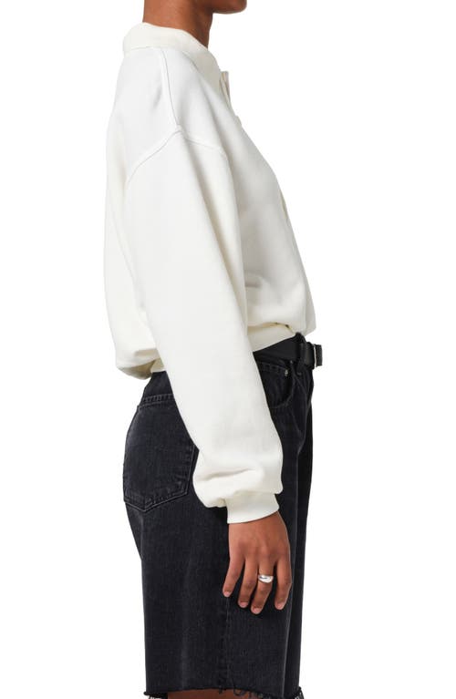 Citizens Of Humanity Remi Collared Sweatshirt In Pashmina
