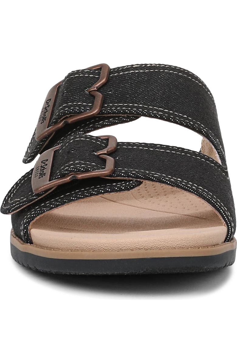 Dr. Scholl's x Wrangler<sup>®</sup> So Wrangler Slide Sandal, Alternate, color, Black