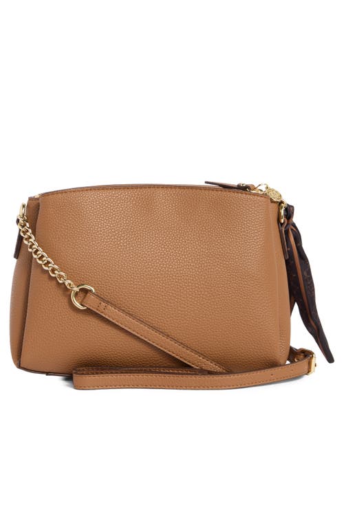 Nanette Lepore Triple Section Crossbody Bag With Scarf