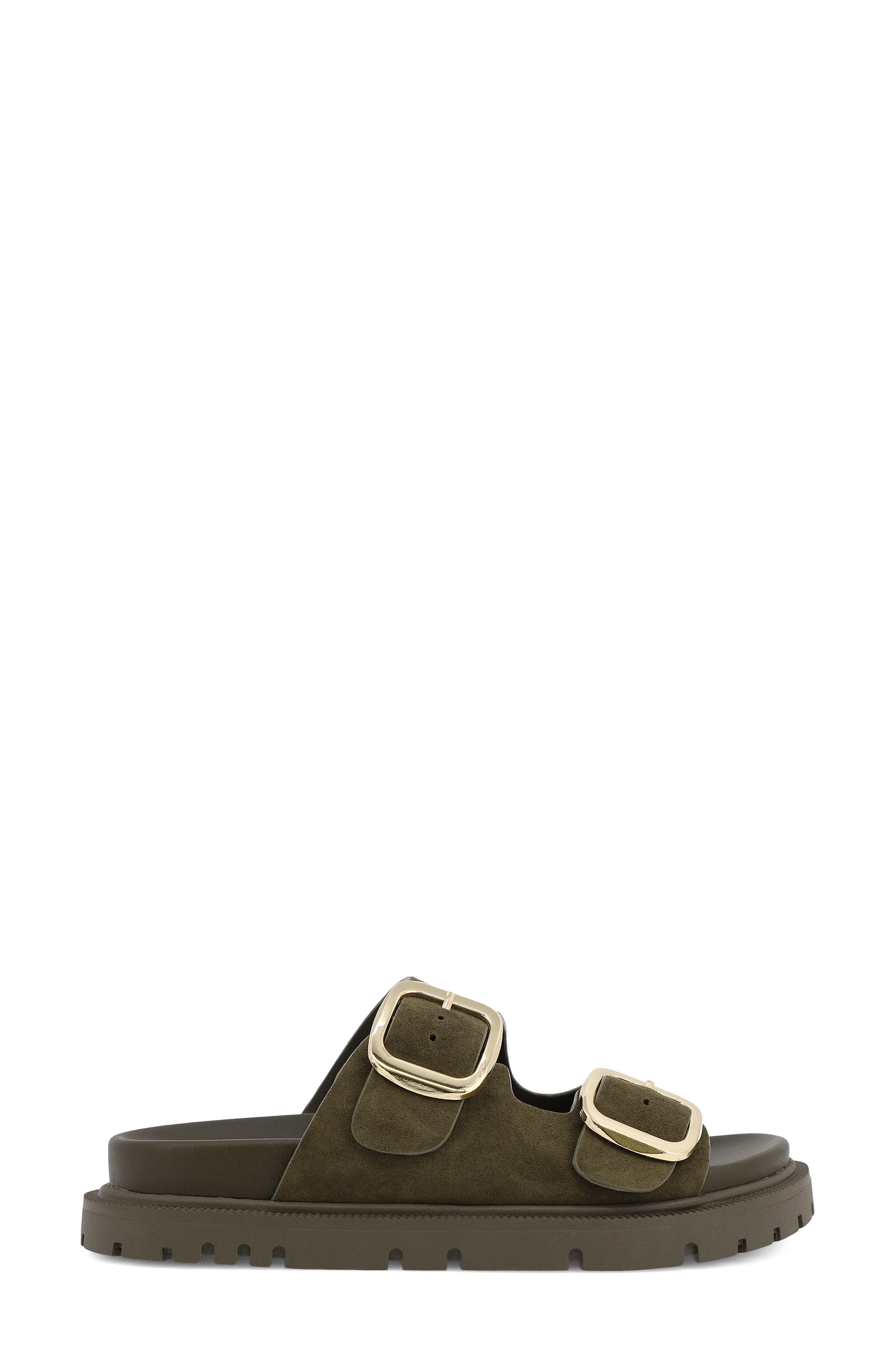 Alttar Slide Sandal, Alternate, color, KHAKI