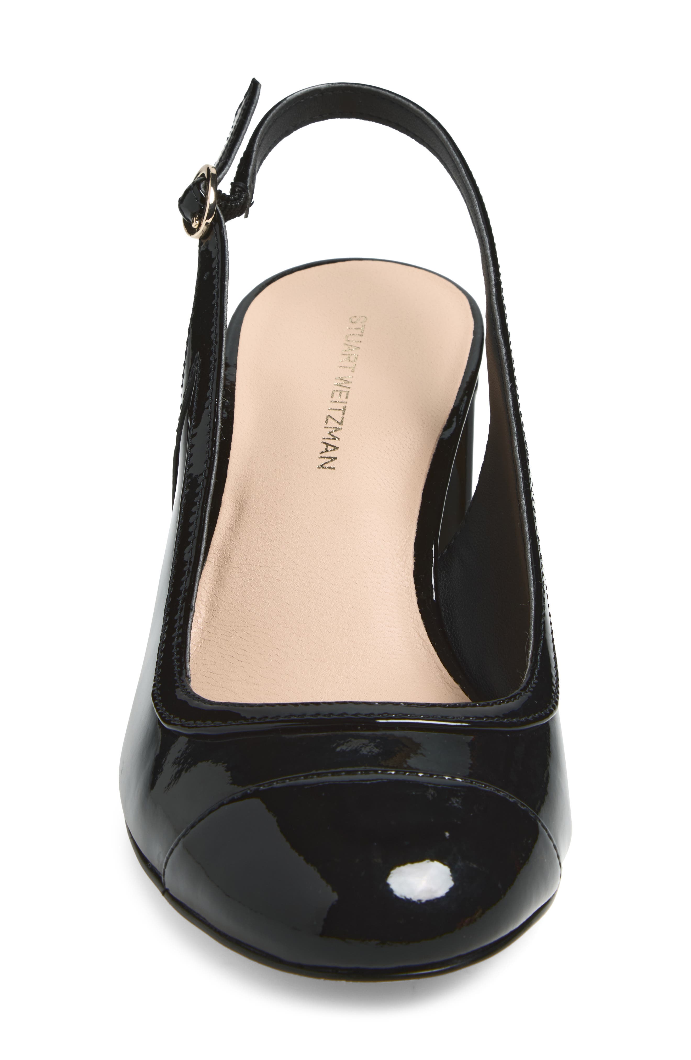 Stuart Weitzman Celina 60 Slingback Pump, Alternate, color, Black