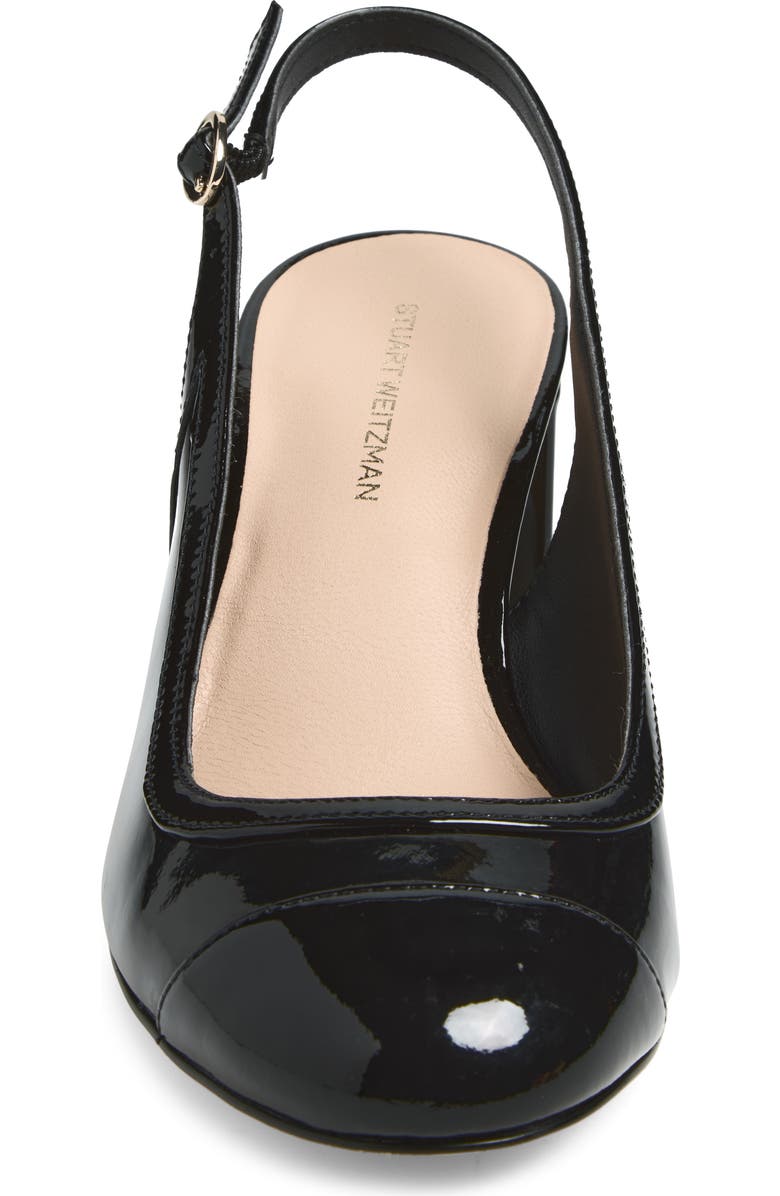 Stuart Weitzman Celina 60 Slingback Pump, Alternate, color, Black