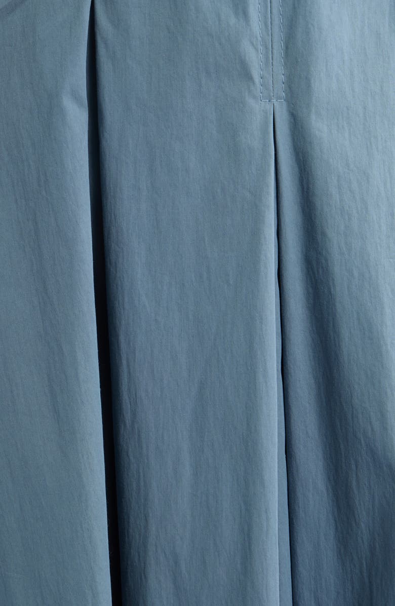 BOSS Demnilia Belted Cotton Blend Midi Dress, Alternate, color, Tanzanite