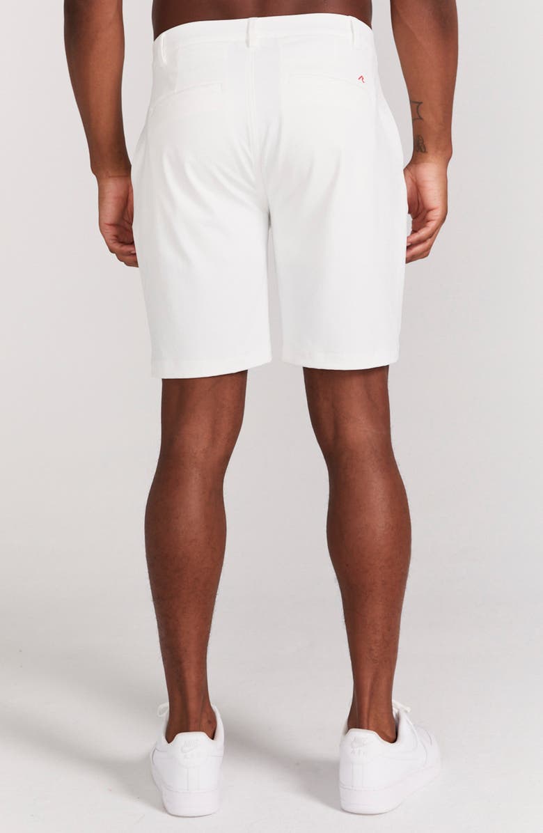 Redvanly Varick Pull-On Shorts, Alternate, color, Bright White
