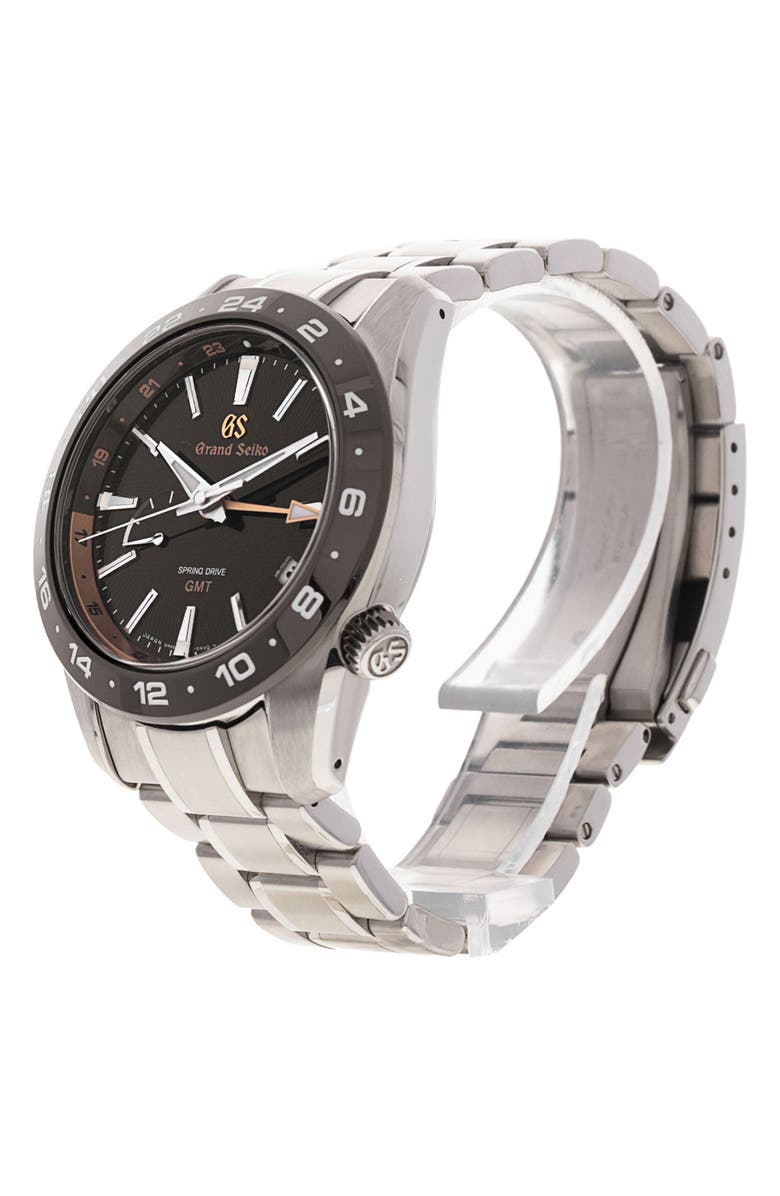 Watchfinder & Co. Grand Seiko Preowned 2021 Sport Spring Drive GMT Limited Edition Bracelet Watch, 40.5mm, Alternate, color, 