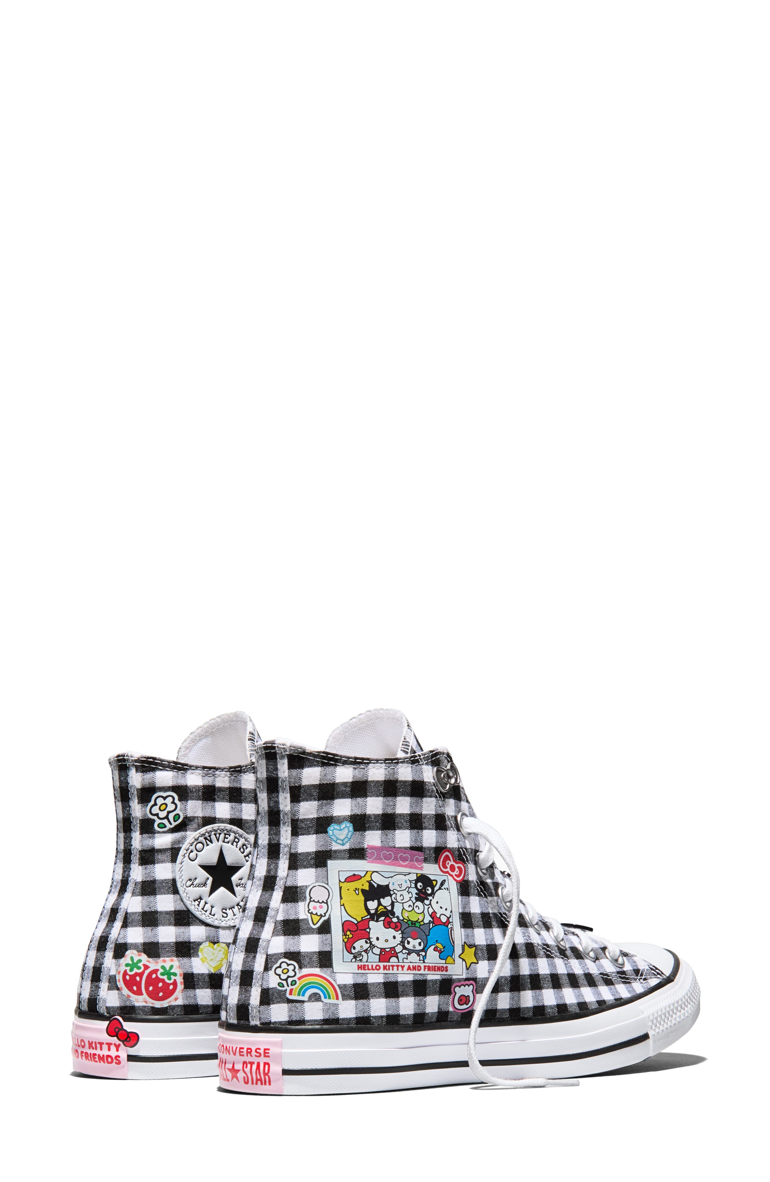 Converse Gender Inclusive Chuck Taylor All Star Canvas High Top Sneaker, Alternate, color, Black/ White/ Pink