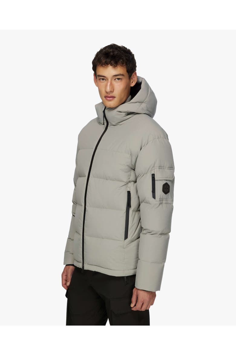 DAWSON | Hooded Recycled Down Winter Jacket, Alternate, color, Ice