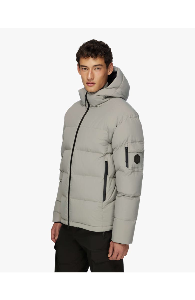 Quartz Co. DAWSON | Hooded Recycled Down Winter Jacket, Alternate, color, Ice