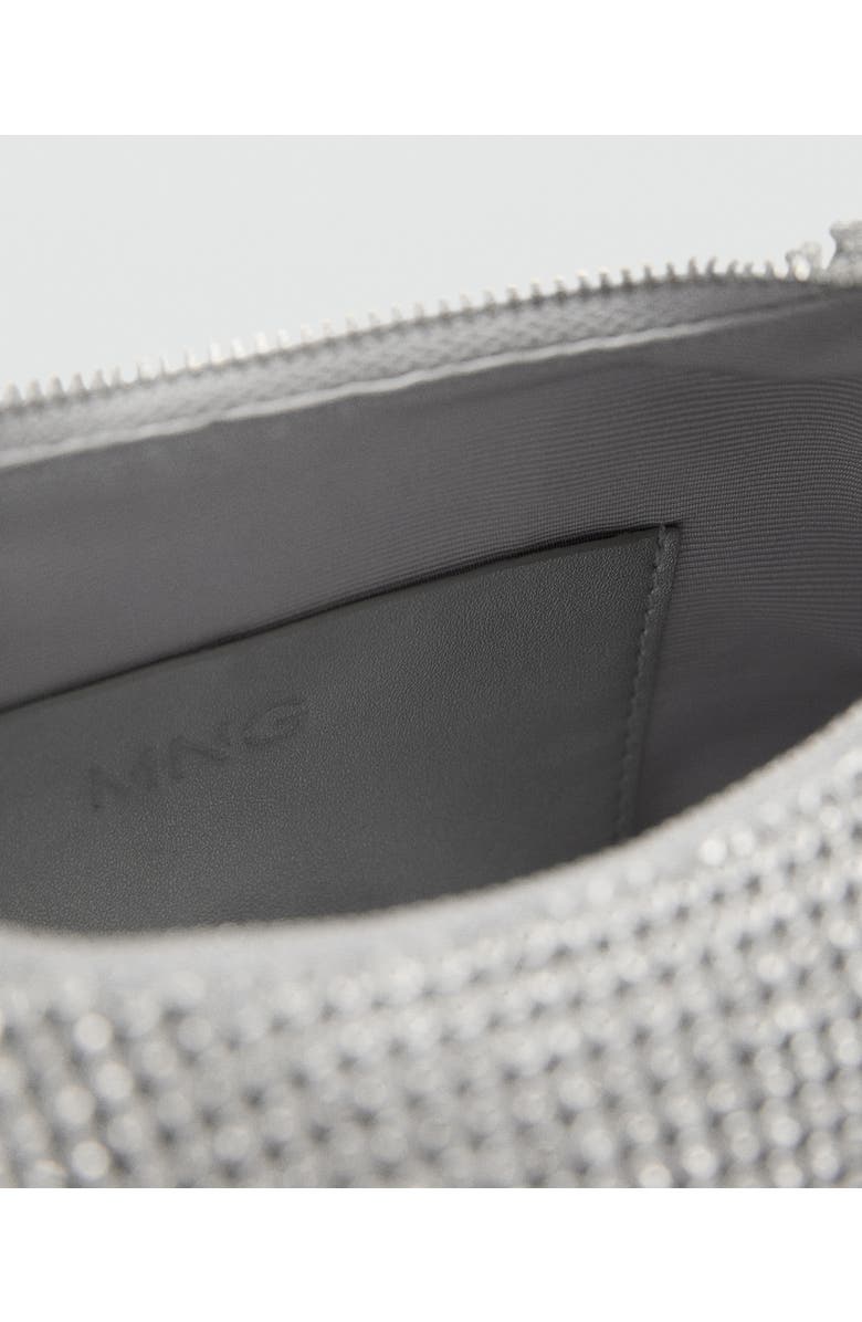 MANGO Chain Strap Crystal Shoulder Bag, Alternate, color,