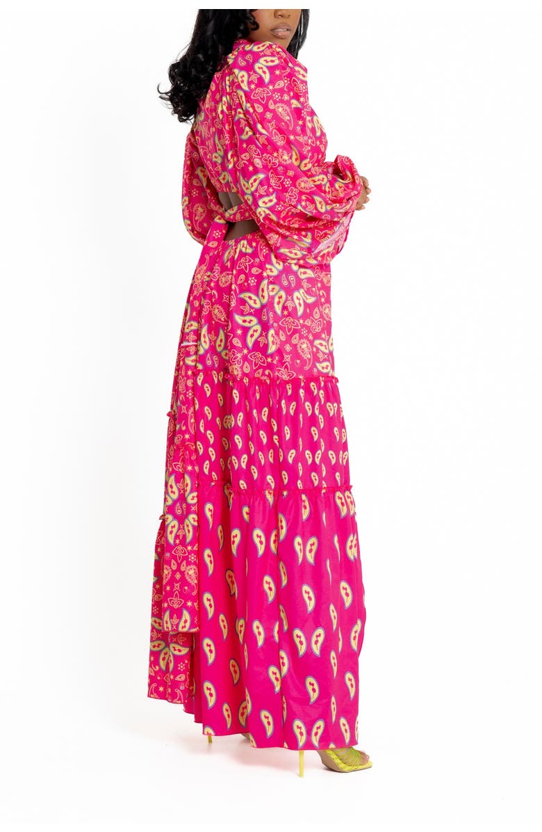 Bohn Jsell Persephone Wrap Dress, Alternate, color, Pink