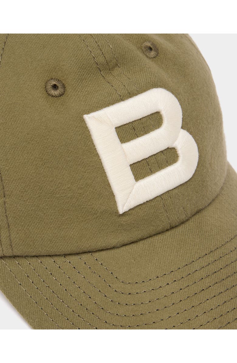 Bally Baseball Hat With Logo In Cotton, Alternate, color, Green
