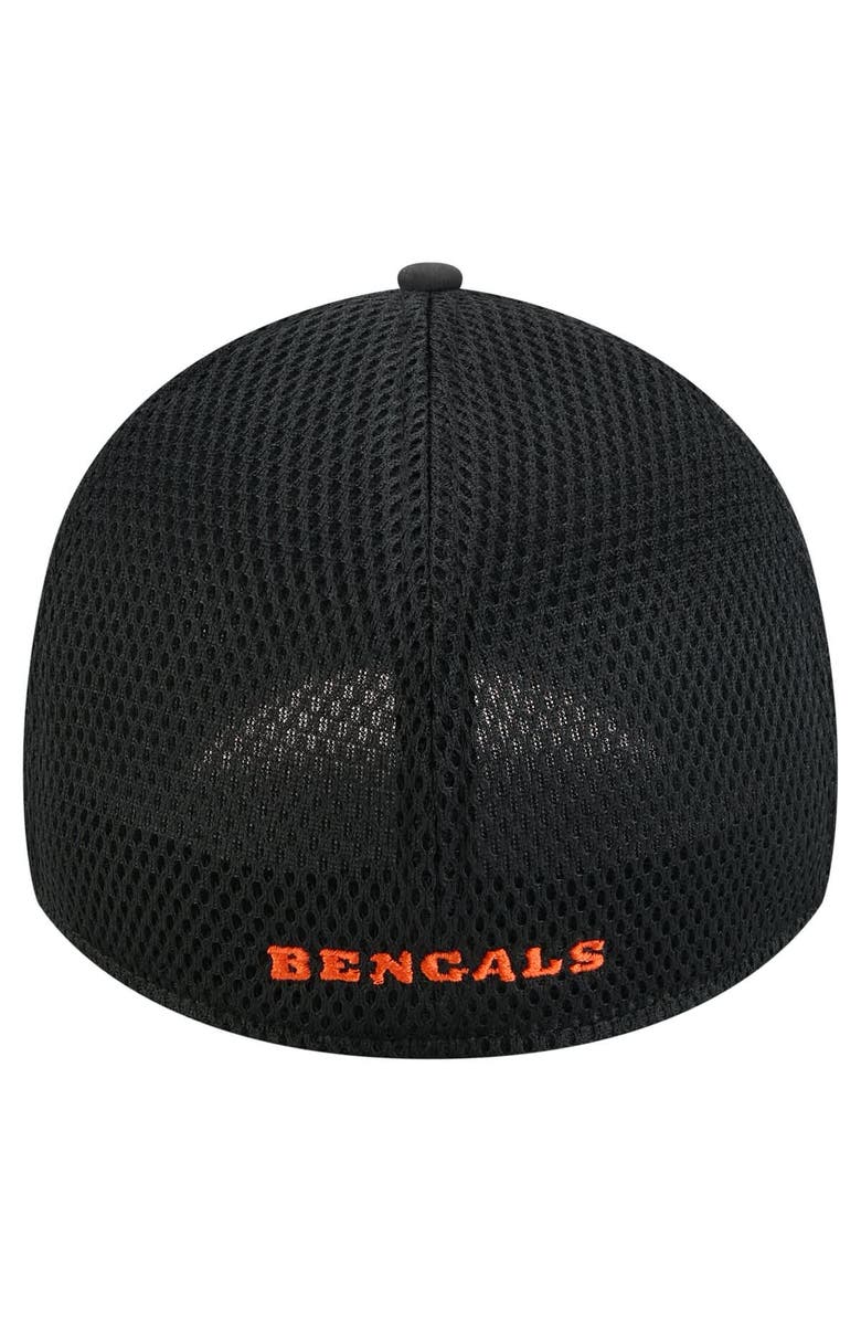 New Era Men's New Era  Black Cincinnati Bengals Game Day Linear 39THIRTY Flex Hat, Alternate, color, 
