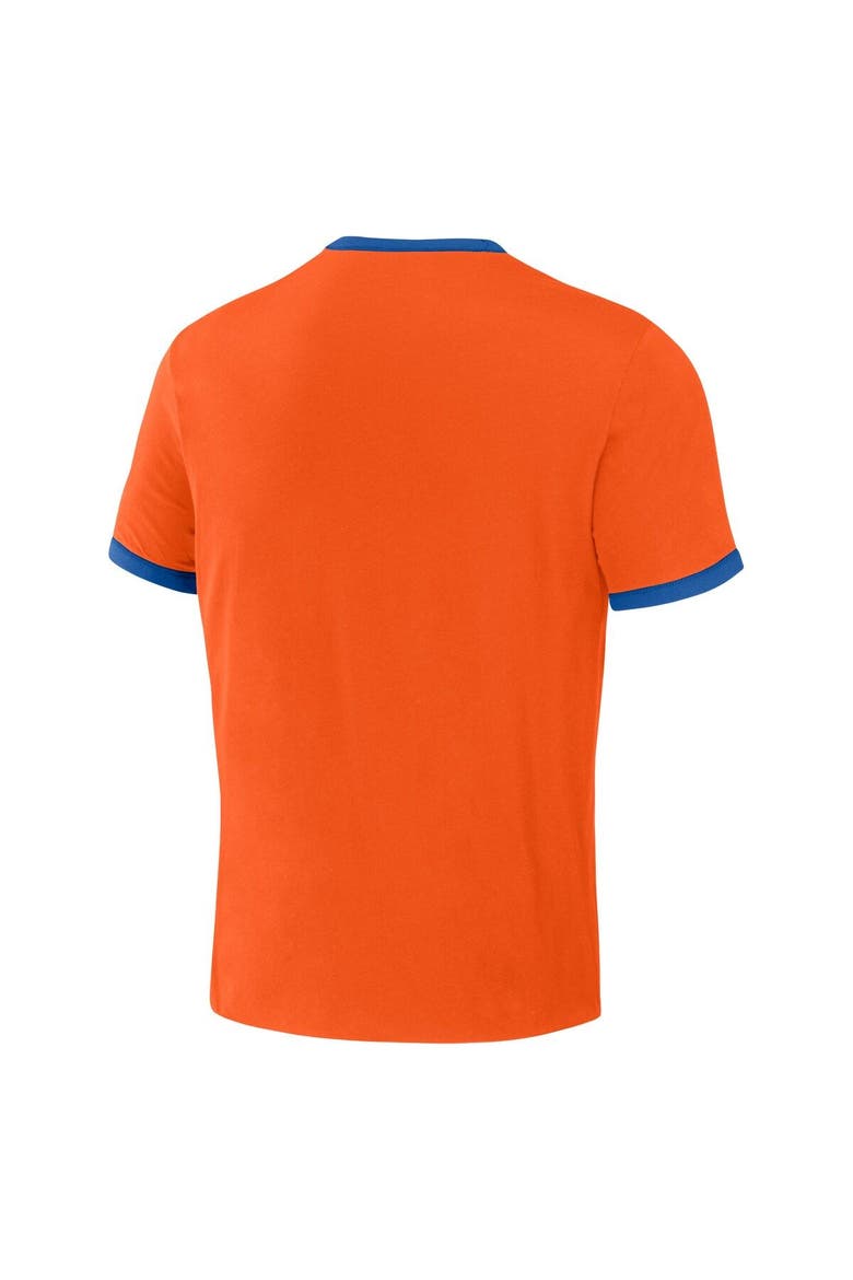 Men's Darius Rucker Collection by Fanatics Royal/Orange New York Mets Two-Way Ringer Reversible T-Shirt, Alternate, color, Royal