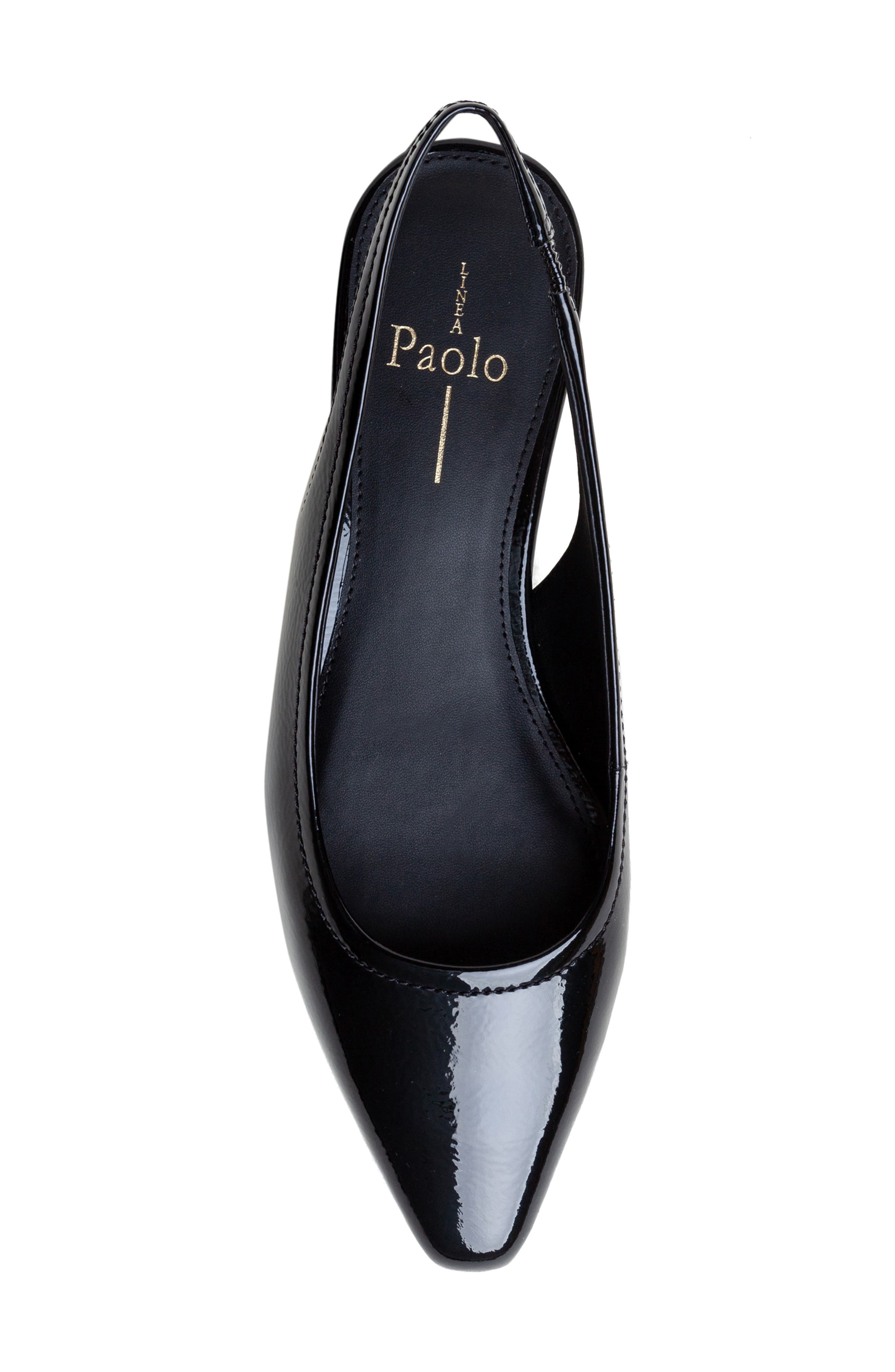 Linea Paolo Cielo Slingback Pump, Alternate, color, Black