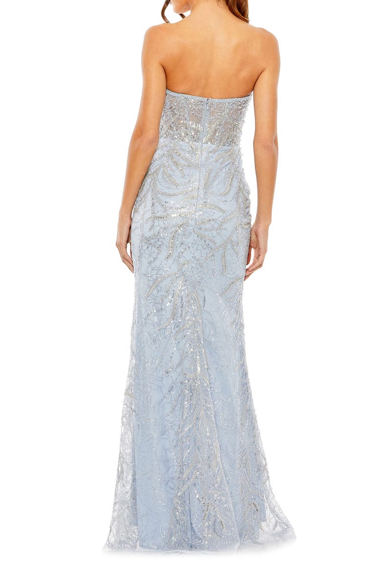 Strapless Rhinestone Embellished Trumpet Gown, Alternate, color, POWDER BLUE