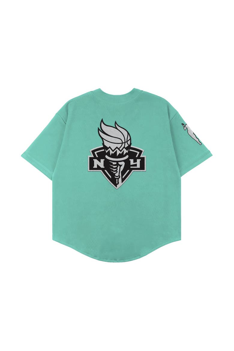 Unisex Playa Society  Mint New York Liberty Baseball Fashion Jersey, Alternate, color, Mint