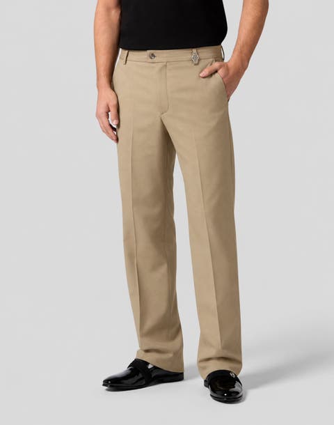 Chinos Dandy Fit Trousers Loop Hexagon Men