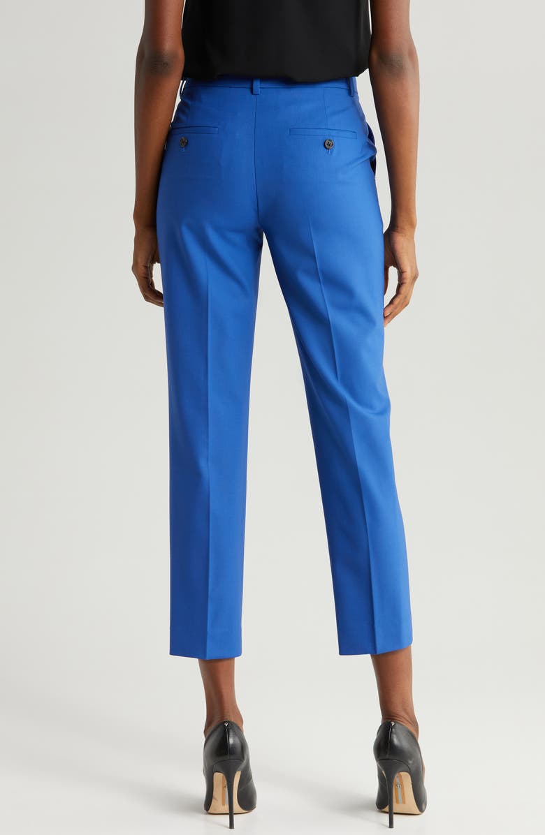 Theory Treeca Stretch Wool Pants, Alternate, color, Lupine