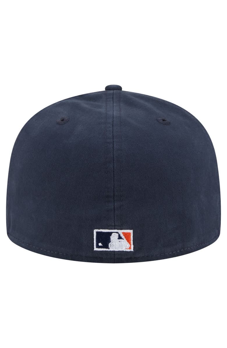 New Era Men's New Era Navy Houston Astros Championship Side Flag A-Frame 59FIFTY Fitted Hat, Alternate, color, Navy