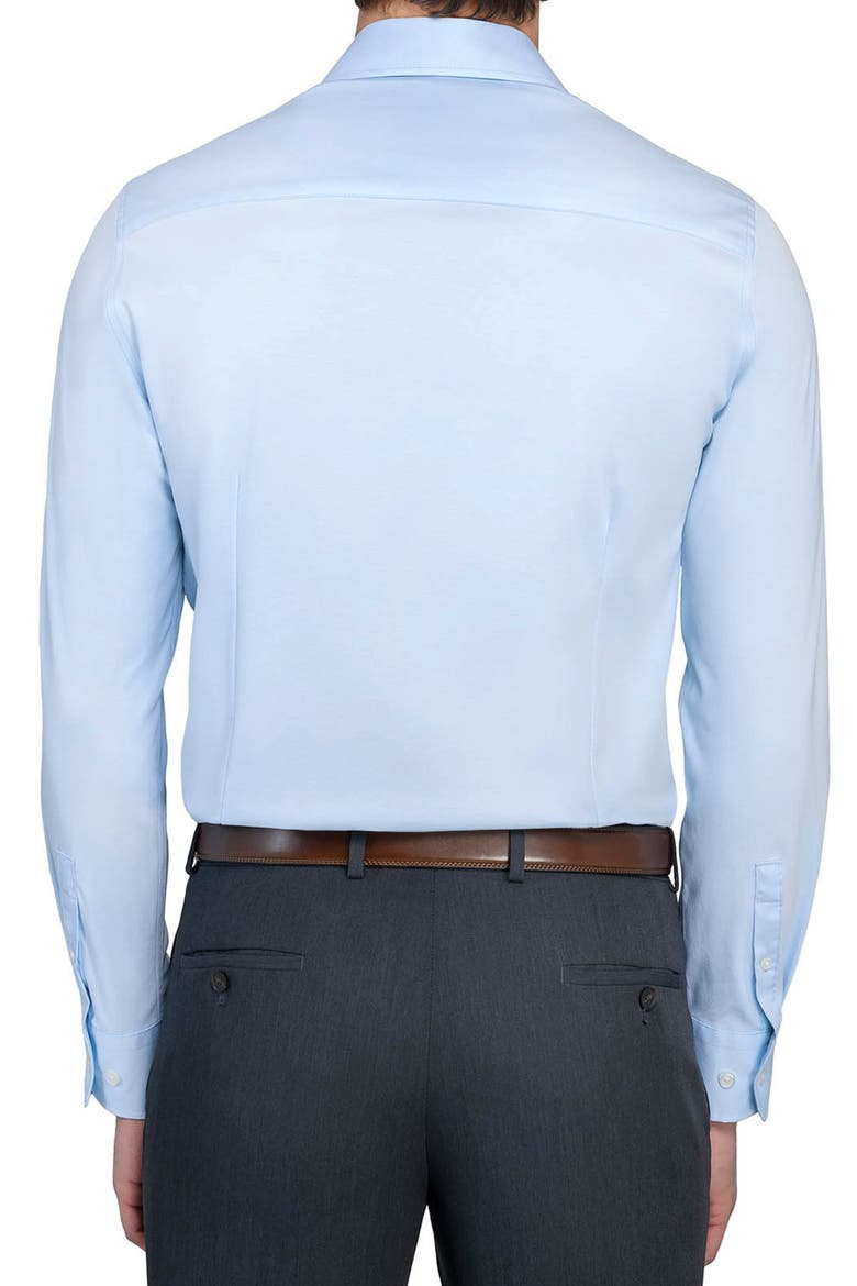 Slim Fit Solid Reworked Dress Shirt, Alternate, color, LIGHT BLUE