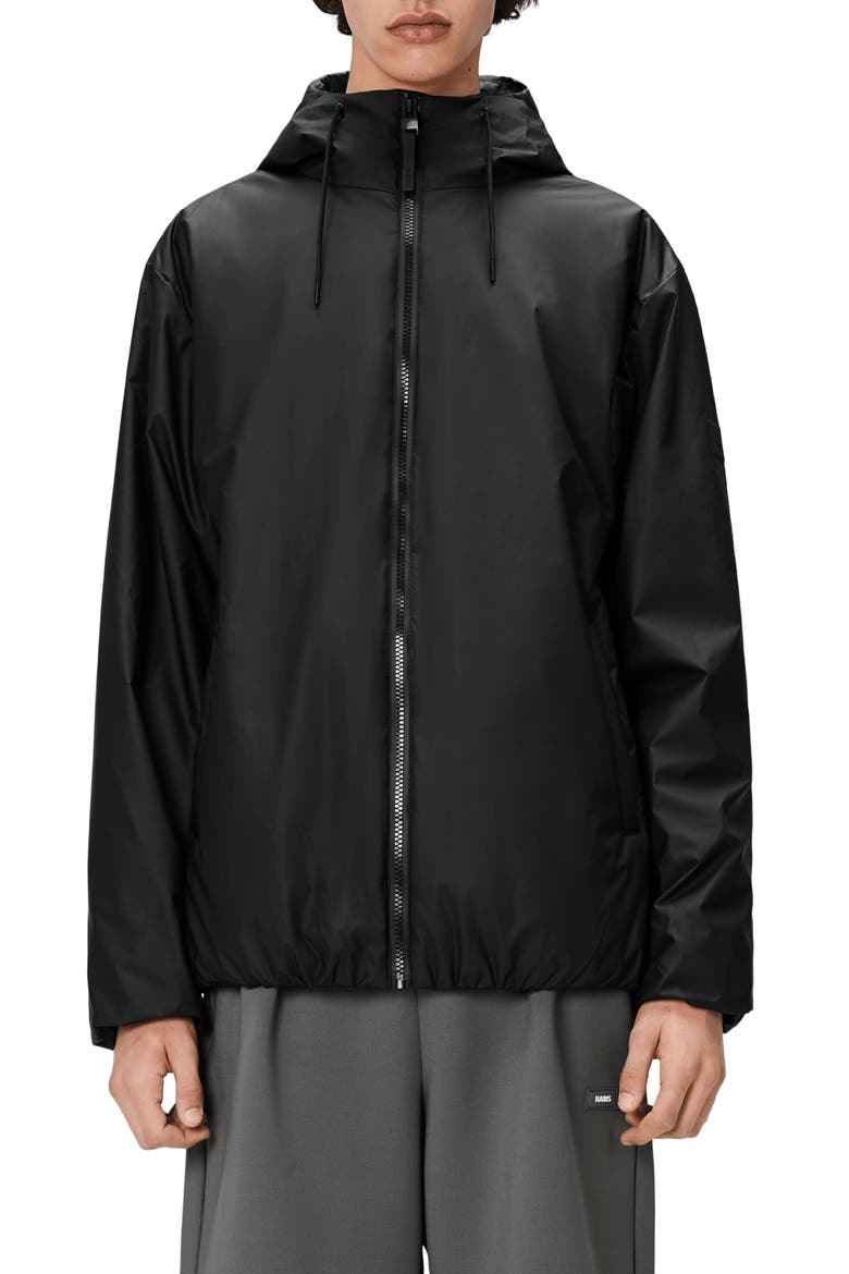 Lohja Insulated Rain Jacket, Main, color, BLACK