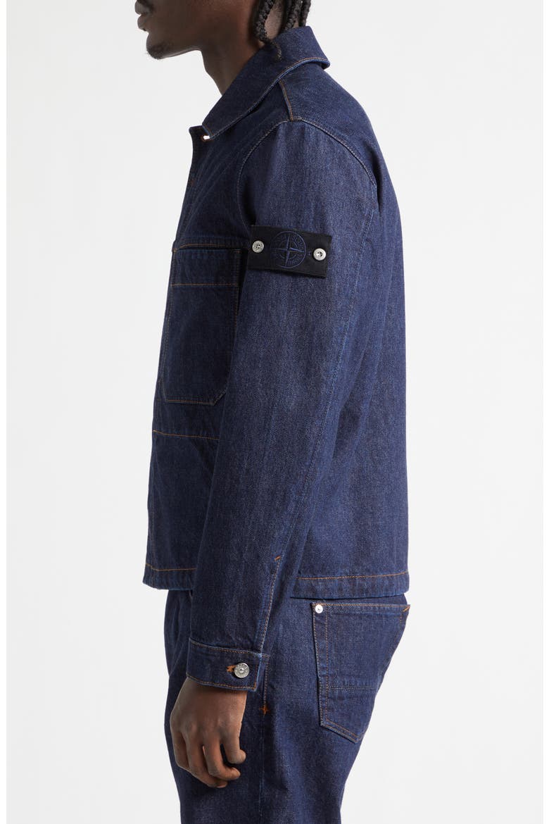Denim Coach's Jacket, Alternate, color, BLUE RINSE
