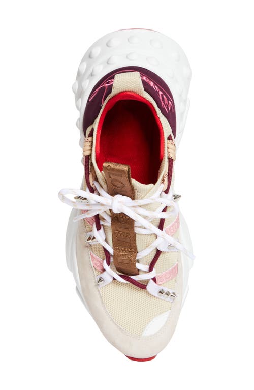 Christian Louboutin Trail 'n' Run Spike Sneaker In Multi