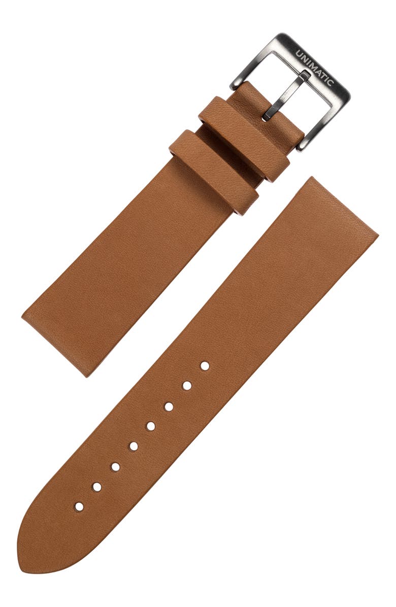 UNIMATIC Leather Watchband, Main, color, 