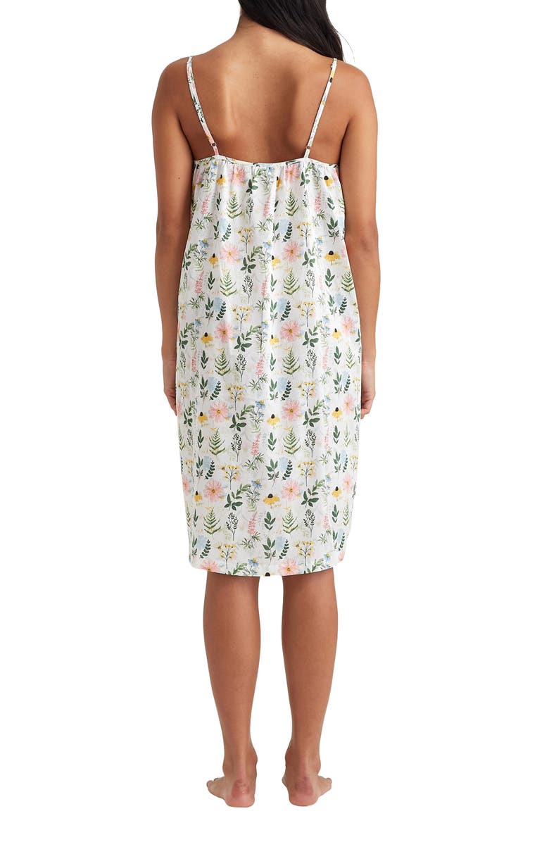 Papinelle Delphine Strappy Cotton Sateen Nightgown, Alternate, color, 