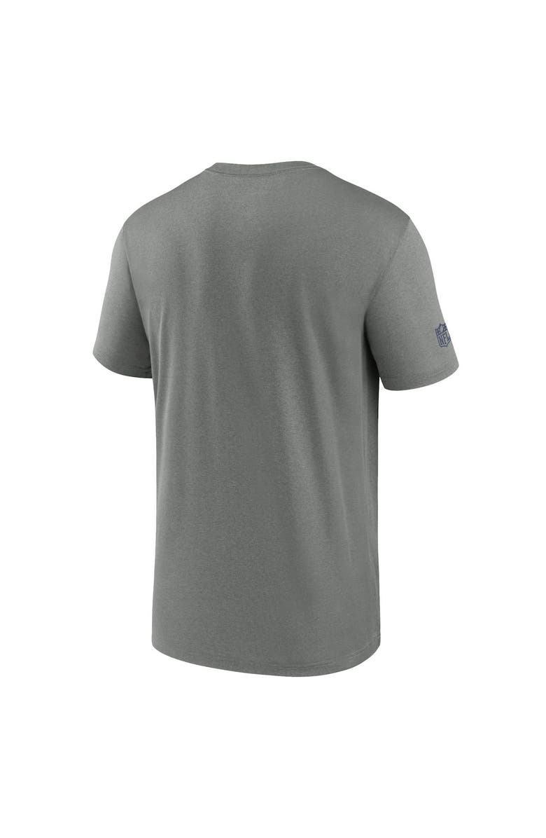 Nike Men's Nike  Heather Gray Dallas Cowboys Sideline Legend Performance T-Shirt, Alternate, color, Heather Gray
