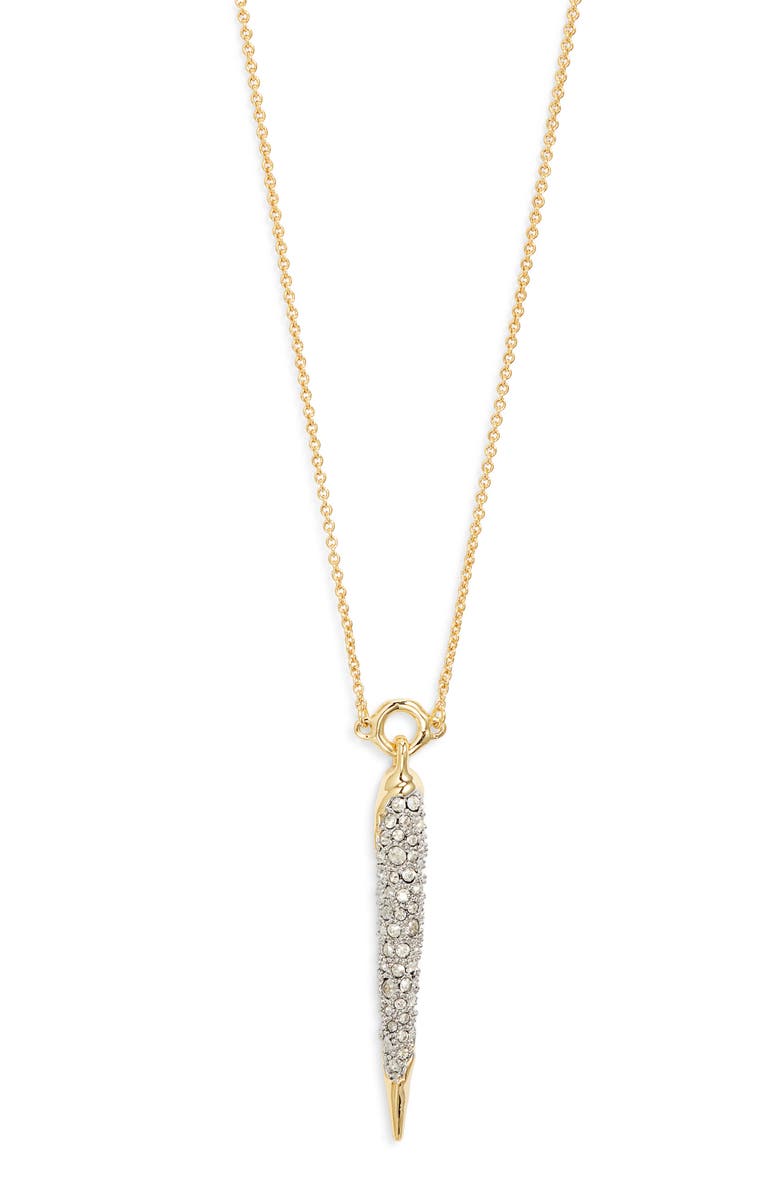 Alexis Bittar Solanales Crystal Spear Pendant Necklace, Main, color, Crystals