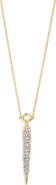 Alexis Bittar Solanales Crystal Spear Pendant Necklace