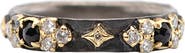 Armenta Old World Diamond & Sapphire Band Ring